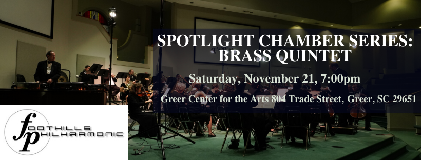 Foothills Philharmonic Brass Quintet Concert