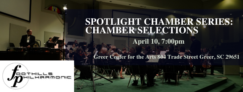 Foothills Philharmonic presents Chamber Selections Concert