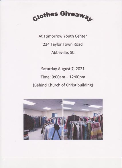 Clothes Giveaway